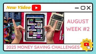 Cash Stuffing Savings Challenges for Week #2 of August - TracEy Monster Savings on Etsy & Payhip