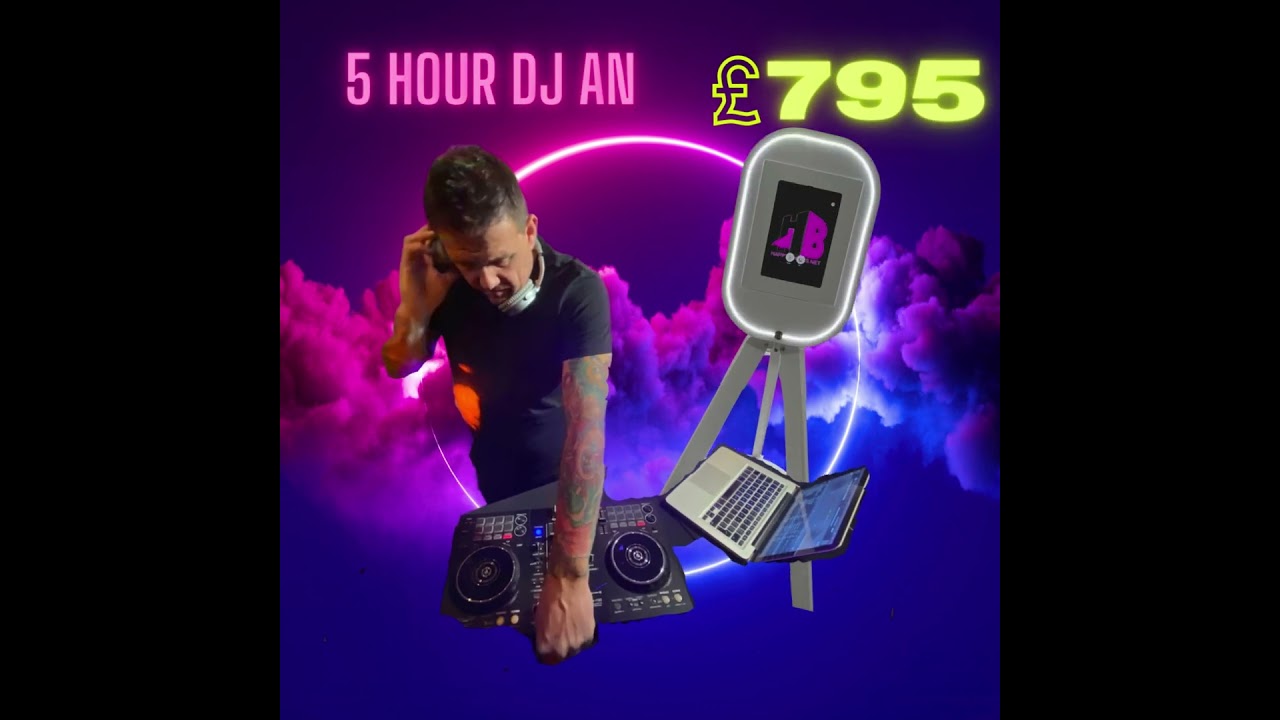 PHOTO BOOTH AND DJ PACKAGE FOR £795! - #DJ #PHOTOBOOTH #SELFIEPOD #WEDDING #PARTY #HAPPYBOOTHS