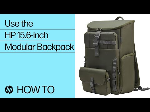 How to use the HP 15.6-inch Modular Laptop Backpack | HP Support