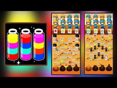 Order Crazy: Water Sort Puzzle Gameplay - YouTube