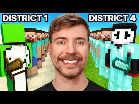 100 YouTubers Fight In The Hunger Games