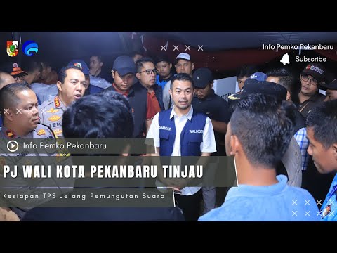 Pj Wali Kota Pekanbaru Tinjau Kesiapan TPS Jelang Pemungutan Suara