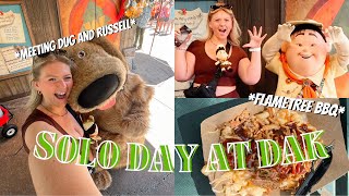 I MET RUSSELL & DUG !! | SOLO DAY AT DISNEY'S ANIMAL KINGDOM
