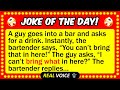 🤣 BEST JOKE OF THE DAY! - A guy goes into a bar and asks for a drink...  | Funny Jokes