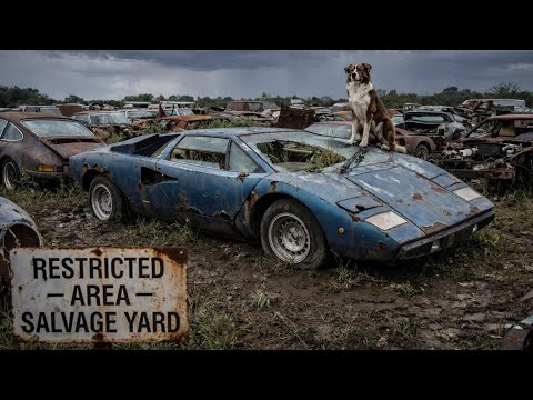 ASMR Car Restoration | Forgotten Blue Lamborghini Countach Rebuilt from Scrap to Perfection