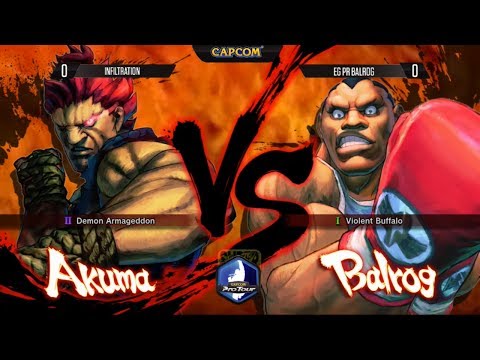 SSF4: AE - Infiltration vs EG PR Balrog - Losers Finals - Final Round 17