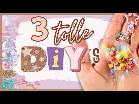 3 einfache DIY IDEEN ✂️ zum BASTELN und NÄHEN