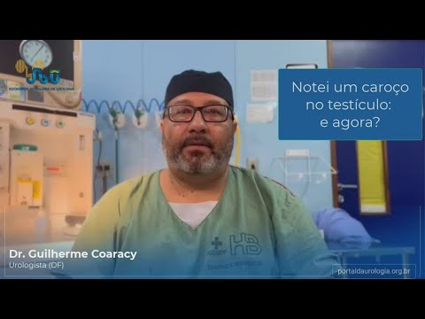 Notei um caroço no testículo e agora?