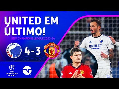 Gols e lances de Copenhagen x Manchester United