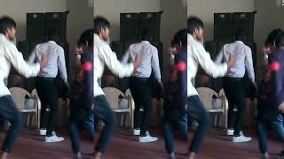 Dj ravi naik ..Dancing with small budees..