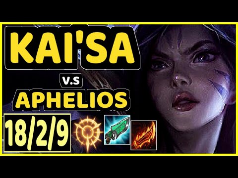 SNEAKY (KAI'SA) vs APHELIOS - 18/2/9 KDA BOTTOM ADC GAMEPLAY - NA Ranked GRANDMASTER