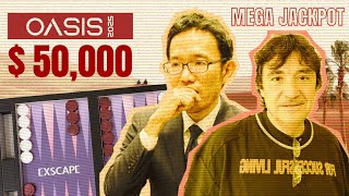 MEGA JACKPOT ▸ 2025 Dubai Oasis International Backgammon Cup