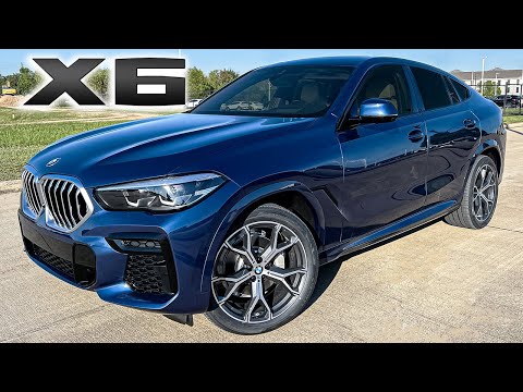 2022 BMW X6 xDrive40i in Phytonic Blue Walkaround Review + Exhaust Sound & Acceleration