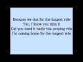 Sean Paul - Evening Ride + Lyrics