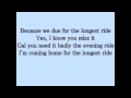 Sean Paul - Evening Ride + Lyrics 