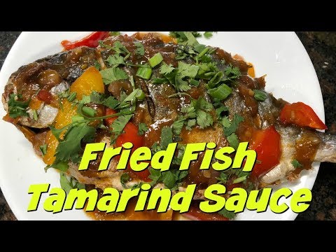 How to Make Fried Fish Tamarind Sauce (Khmer version)