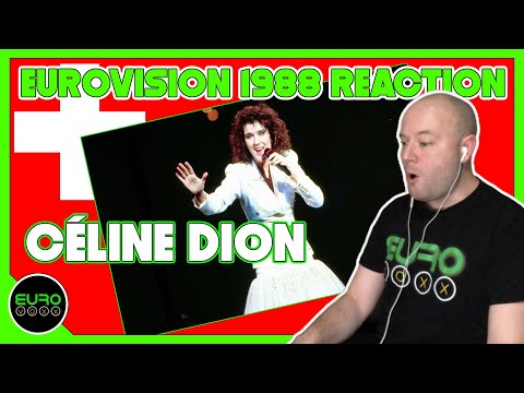 🇨🇭 CÉLINE DION - 'NE PARTEZ PAS SANS MOI' REACTION (SWITZERLAND EUROVISION 1988) | ANDY REACTS!