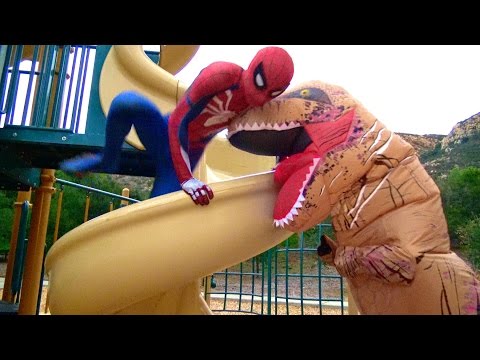 SPIDERMAN T-REX DINOSAUR