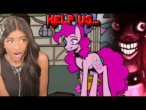 Something is wrong with Pinkie Pie... [2 Cute But Scary Games]