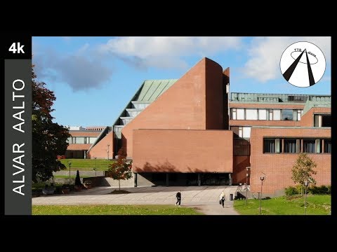 Aalto University: Alvar Aalto’s Red Brick Campus (4K Drone) | Otaniemi