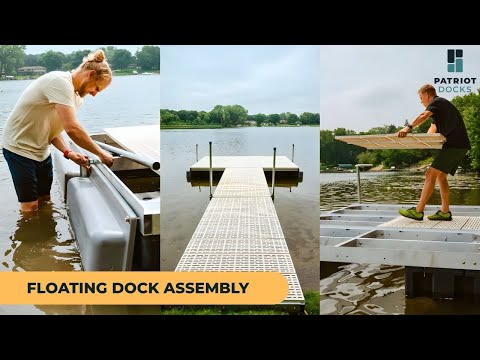 How to Assemble a Floating Dock | Patriot Docks Floating Dock