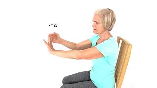 Ct21. Kéo dãn duỗi cổ tay với tay lành