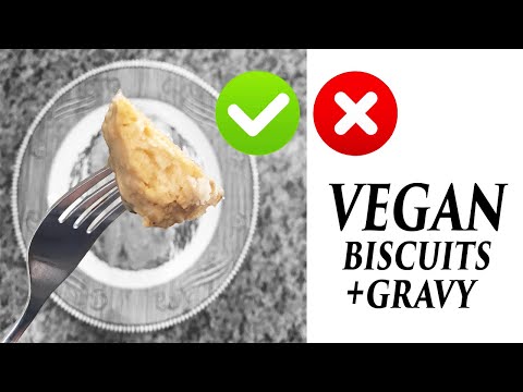 How to Make VEGAN Biscuits and Gravy Recipe! PASS or FAIL