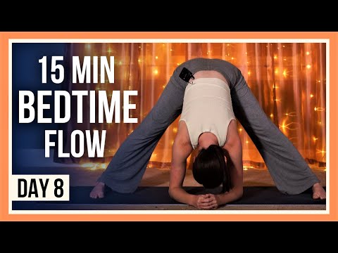 15 min Yoga for Flexibility – Day #8 (EVENING YOGA FULL BODY)
