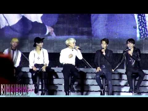 [HD fancam] 131006 Gangnam SHINee comeback showcase - talk