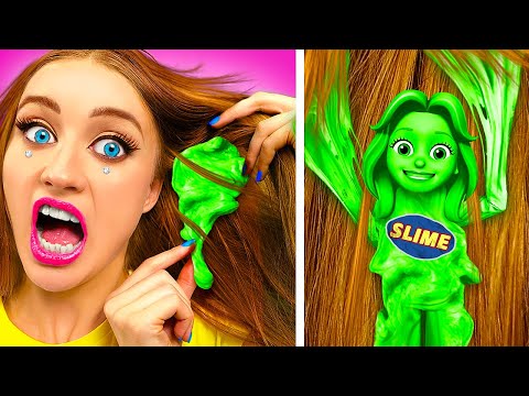 CRAZY Girly Problems With LONG Hair and Nails - Beauty MAKEOVER