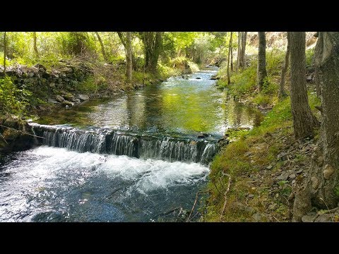 El río Brieva, en Brieva de Cameros (La Rioja)