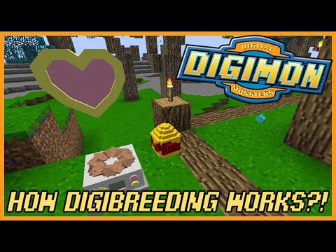 HOW DIGIBREEDING WORKS?! Minecraft Digimobs Mod