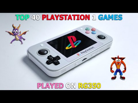 TOP 40 PlayStation 1 Games Played on Anbernic RG350 Handheld Game Console