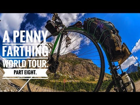 Bike-packing Penny-farthing adventure, part 8. A Penny-farthing world tour.