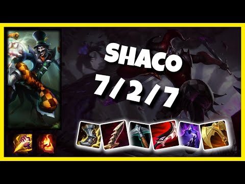 Shaco vs Kha'Zix EU Challenger JUNGLE (7/2/7) - v10.24
