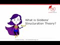 What is Giddens' Structuration Theory? Theory of Structuration. Sociology A-Level Videos