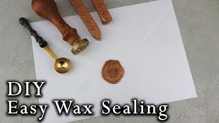 How to wax seal envelopes | DIY Wedding Invitations