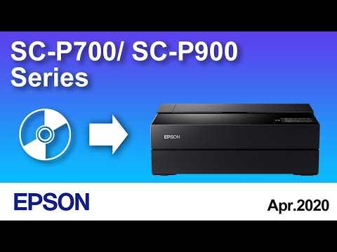 How to load CD/DVD (Epson SC-P700 / SC-P900) NPD6509