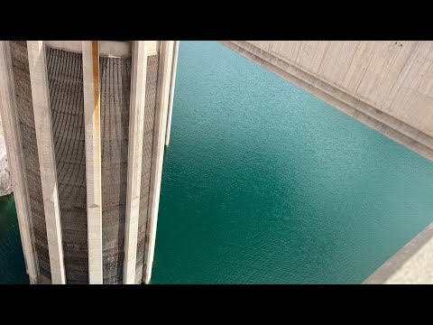 Historic Hoover Dam largest man made lake– a true marvel of engineering 🌊