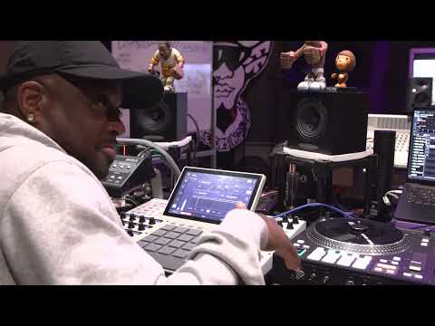 Me and London on the track in here cooking for the Magic city soundtrack