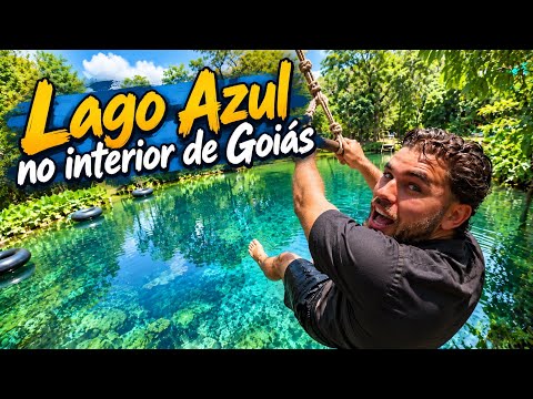 LAGO AZUL no interior de Goiás!!! (Um dos lugares mais bonitos de Goiás) 😍❤️
