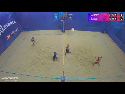 22:45 M. Sydorenko / V. Kushch - D. Safonov / V. Dudnyk 18.10.2022 | Winners Beach Volleyball