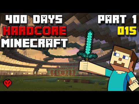 I Survived 400 Days In Minecraft Hardcore PART 1