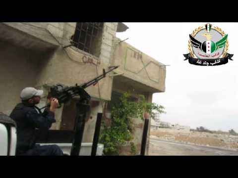 تصدي كتائب جند الله للطيران الحربي أثناء اقتحام كتيبة الدفاع الجوي قرب مدينة الحجر الأسود في ريف دمشق ضمن معركة "أخبرنا الرسول أنه في محرم"