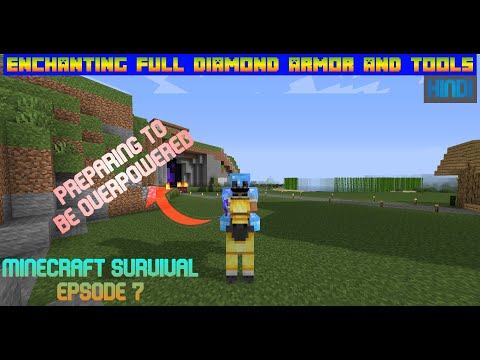 AK Hindustani Gamer - Preparing To Be *OVERPOWERED* in Minecraft Survival ‖ Enchanting Armor and Tools