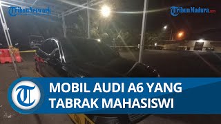 Penampakan Mobil Audi Diduga Tabrak Mahasiswi Cianjur, Ternyata Milik Seorang Perwira Polisi