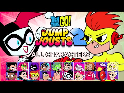 Teen Titans Go: Jump Jousts 2 - All Characters (CN Games)
