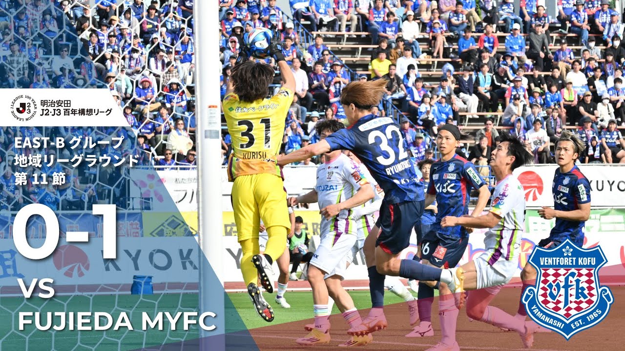 Ventforet Kofu vs Fujieda MY Highlights