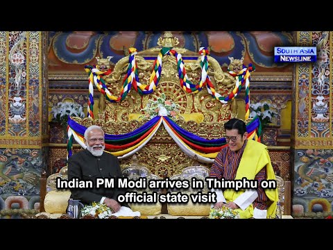 Indian PM Modi arrives in Thimphu on official state visit