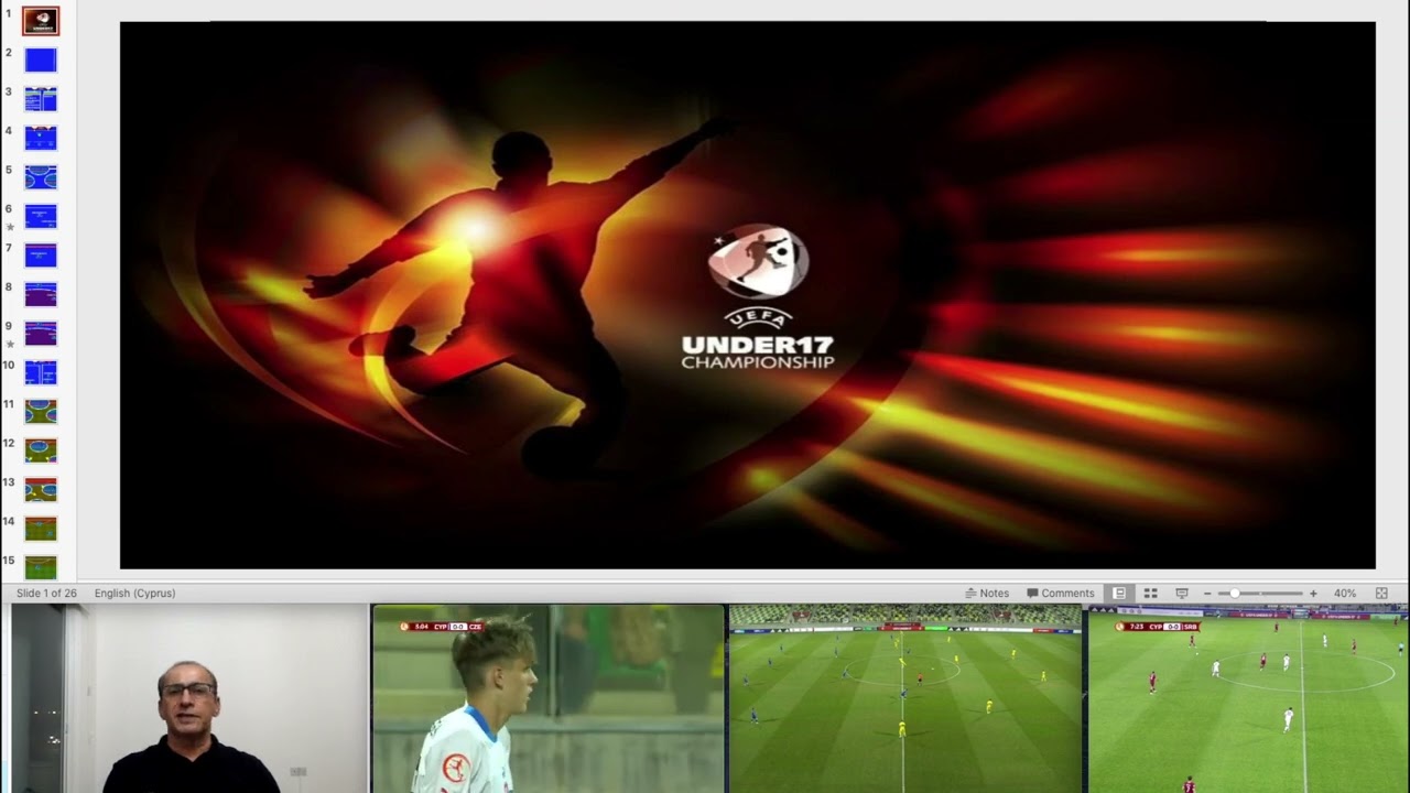 Cyprus National Team Analysis U17 EURO – Part 1. EPISODE 1  #ep01